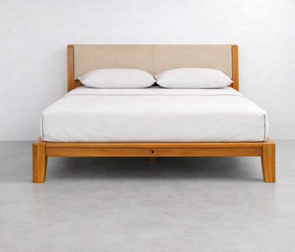 The Platform Bed & Headboard w/ Cushion
